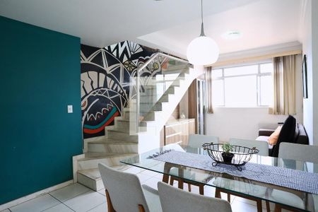 Sala de apartamento à venda com 4 quartos, 184m² em União, Belo Horizonte