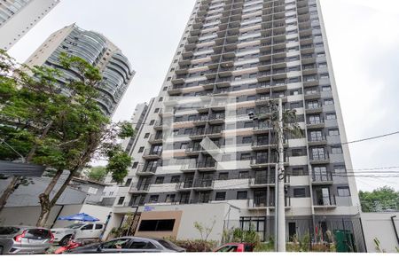 Fachada de apartamento para alugar com 1 quarto, 27m² em Campo Belo, São Paulo