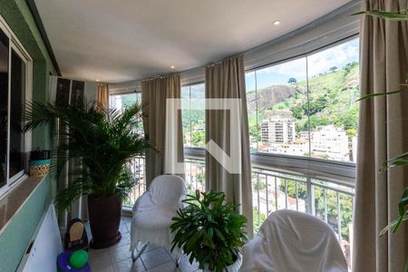 Varanda Sala (primeiro andar) de apartamento à venda com 3 quartos, 170m² em Tijuca, Rio de Janeiro