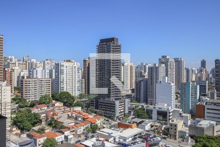 Vista da Sacada de apartamento à venda com 1 quarto, 41m² em Perdizes, São Paulo