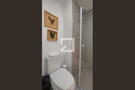 Banheiro de kitnet/studio à venda com 1 quarto, 43m² em Vila Olímpia, São Paulo