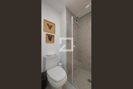 Banheiro de kitnet/studio à venda com 1 quarto, 43m² em Vila Olímpia, São Paulo