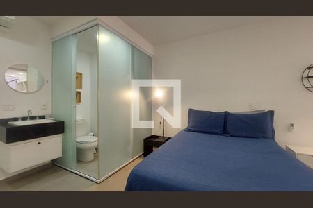 Banheiro de kitnet/studio à venda com 1 quarto, 43m² em Vila Olímpia, São Paulo