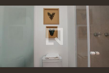 Banheiro de kitnet/studio à venda com 1 quarto, 43m² em Vila Olímpia, São Paulo