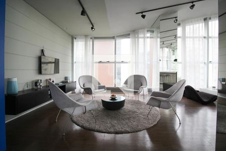 Área comum - Salão de festas de apartamento para alugar com 1 quarto, 65m² em Vila Olímpia, São Paulo