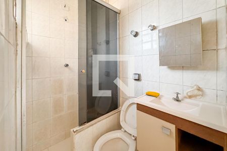 Banheiro de kitnet/studio à venda com 1 quarto, 29m² em Aclimação, São Paulo