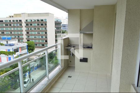 Varanda Gourmet de apartamento para alugar com 3 quartos, 77m² em Jacarepaguá, Rio de Janeiro