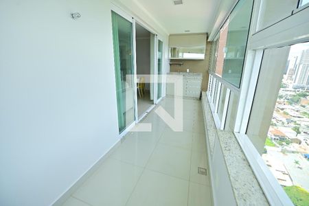 Sacada da Sala  de apartamento para alugar com 1 quarto, 46m² em Setor Bueno, Goiânia