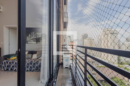 Varanda da Sala de apartamento para alugar com 2 quartos, 100m² em Jardins, São Paulo