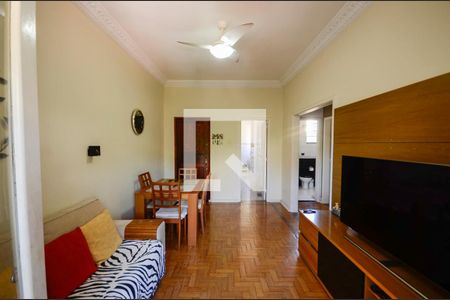 Sala de apartamento à venda com 2 quartos, 74m² em Grajaú, Rio de Janeiro