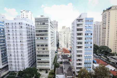 Vista da Varanda de kitnet/studio à venda com 1 quarto, 32m² em Jardim Paulista, São Paulo