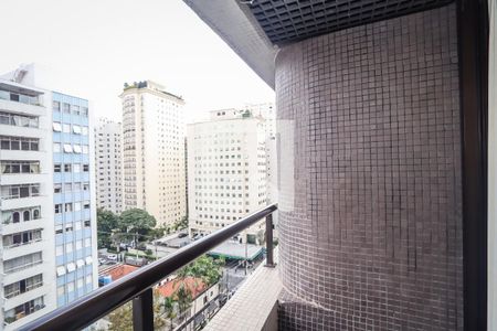 Varanda de kitnet/studio à venda com 1 quarto, 32m² em Jardim Paulista, São Paulo