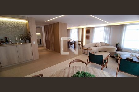 Sala de apartamento à venda com 3 quartos, 247m² em Real Parque, São Paulo