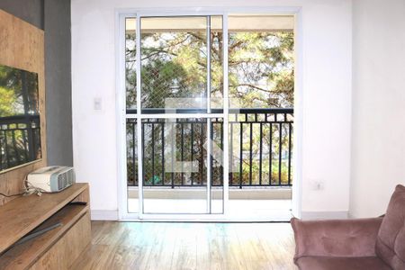 Sala de estar de apartamento à venda com 1 quarto, 38m² em Vila Castelo, São Paulo