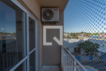 Varanda Sala de Estar/Jantar  de apartamento para alugar com 2 quartos, 57m² em Jardim Nossa Senhora de Fatima, Hortolândia