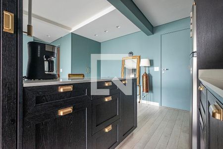 Sala/Cozinha de apartamento para alugar com 1 quarto, 66m² em Paraíso, São Paulo