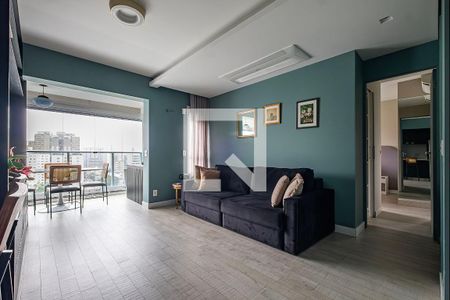 Sala/Cozinha de apartamento para alugar com 1 quarto, 66m² em Paraíso, São Paulo