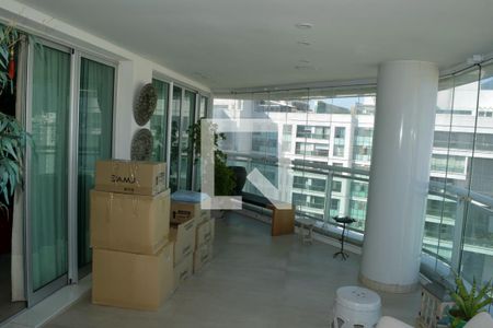 Varanda Sala de apartamento à venda com 4 quartos, 830m² em Barra da Tijuca, Rio de Janeiro