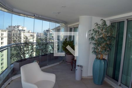 Varanda Sala de apartamento à venda com 4 quartos, 830m² em Barra da Tijuca, Rio de Janeiro