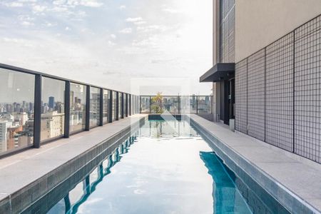 Área comum - Piscina de kitnet/studio à venda com 1 quarto, 21m² em Jardim Paulista, São Paulo