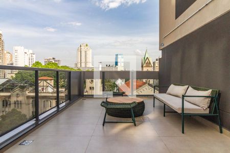 Área comum - Área Externa de kitnet/studio à venda com 1 quarto, 21m² em Jardim Paulista, São Paulo
