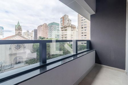 Varanda de kitnet/studio à venda com 1 quarto, 21m² em Jardim Paulista, São Paulo