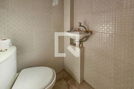 Banheiro Social de casa para alugar com 3 quartos, 300m² em Balneario Cidade Atlantica, Guarujá