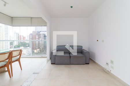 Sala de apartamento para alugar com 1 quarto, 43m² em Santo Amaro, São Paulo