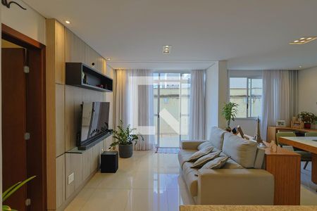 Sala de apartamento à venda com 3 quartos, 226m² em Gutierrez, Belo Horizonte