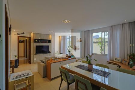 Sala de apartamento à venda com 3 quartos, 226m² em Gutierrez, Belo Horizonte