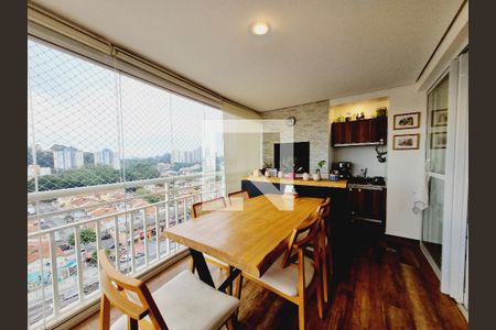 Varanda da Sala de apartamento à venda com 3 quartos, 95m² em Vila Gomes, São Paulo