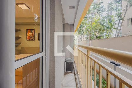 Varanda Studio de kitnet/studio para alugar com 1 quarto, 27m² em Jardim Paulista, São Paulo