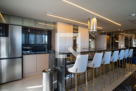 Área comum - Salão Gourmet de apartamento para alugar com 1 quarto, 25m² em Boa Vista, Porto Alegre