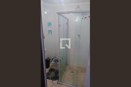 Banheiro de kitnet/studio para alugar com 1 quarto, 35m² em Canto do Forte, Praia Grande