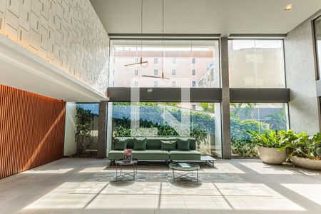 Hall de entrada de kitnet/studio à venda com 1 quarto, 25m² em Rio Branco, Porto Alegre
