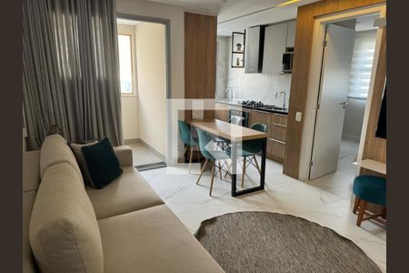 Sala de apartamento à venda com 1 quarto, 40m² em Barro Preto, Belo Horizonte