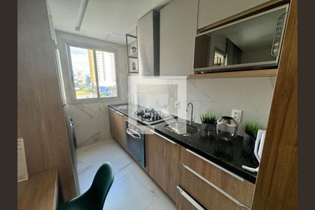 Cozinha de apartamento à venda com 1 quarto, 40m² em Barro Preto, Belo Horizonte
