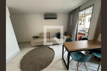 Sala de apartamento à venda com 1 quarto, 40m² em Barro Preto, Belo Horizonte