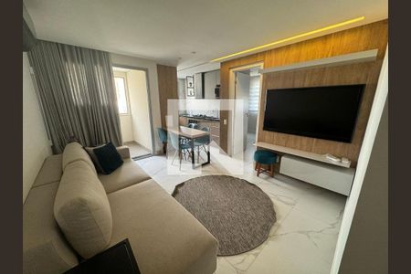 Sala de apartamento à venda com 1 quarto, 40m² em Barro Preto, Belo Horizonte