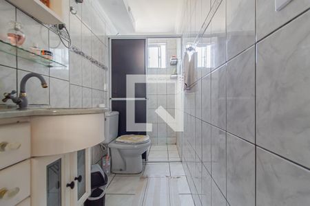 Banheiro de apartamento à venda com 2 quartos, 48m² em Conjunto Habitacional Padre Manoel de Paiva, São Paulo