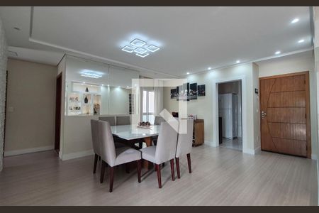 Sala de apartamento à venda com 3 quartos, 112m² em Parque Oratório, Santo André