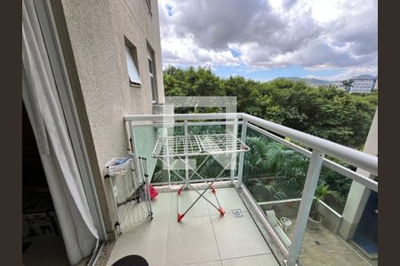 Varanda da Sala de apartamento à venda com 2 quartos, 70m² em Taquara, Rio de Janeiro