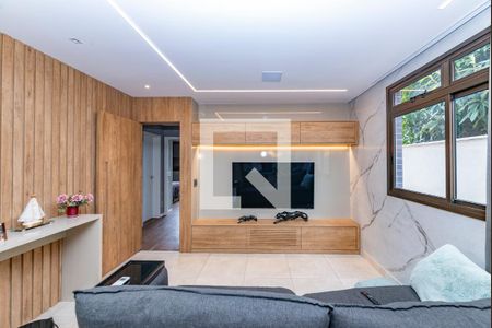 Sala de apartamento à venda com 3 quartos, 157m² em Nova Suíça, Belo Horizonte