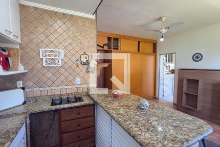 Cozinha de kitnet/studio para alugar com 1 quarto, 33m² em Boqueirão, Praia Grande