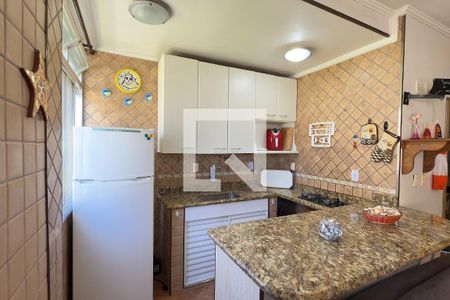 Cozinha de kitnet/studio para alugar com 1 quarto, 33m² em Boqueirão, Praia Grande