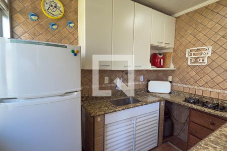 Cozinha de kitnet/studio para alugar com 1 quarto, 33m² em Boqueirão, Praia Grande
