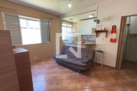 Sala/Quarto de kitnet/studio para alugar com 1 quarto, 33m² em Boqueirão, Praia Grande