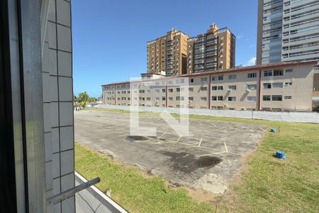 Vista do Sala/Quarto de kitnet/studio para alugar com 1 quarto, 33m² em Boqueirão, Praia Grande