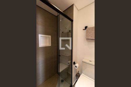 Banheiro de kitnet/studio à venda com 1 quarto, 28m² em Perdizes, São Paulo