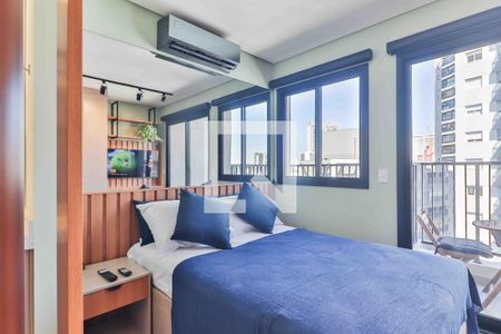 Studio - Quarto e Cozinha de kitnet/studio para alugar com 1 quarto, 20m² em Butantã, São Paulo